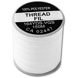Thread Ii White THREAD, WHITE 150M POLY 24/BOX