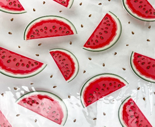 TABLE COVER, 15YD, WATERMELON